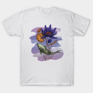 The Lotus - purple T-Shirt